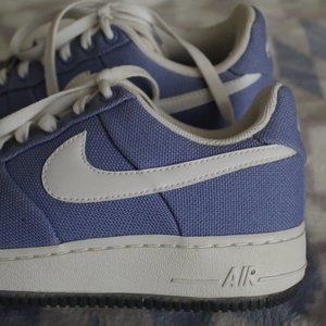 Nike Light Blue Air Force 1s - Size 8